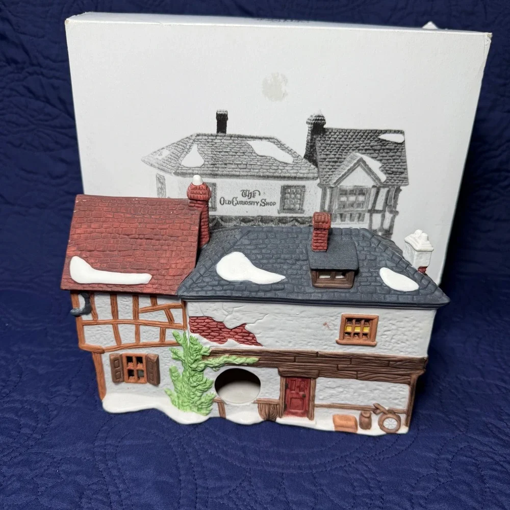 Dept 56 Dickens Village Old Curiosity Shop 1987 Retired Christmas House 5923-4